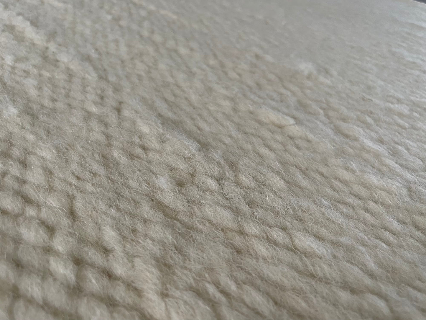 White Pure Wool Rug (Rosie) | Hand Woven in the UK