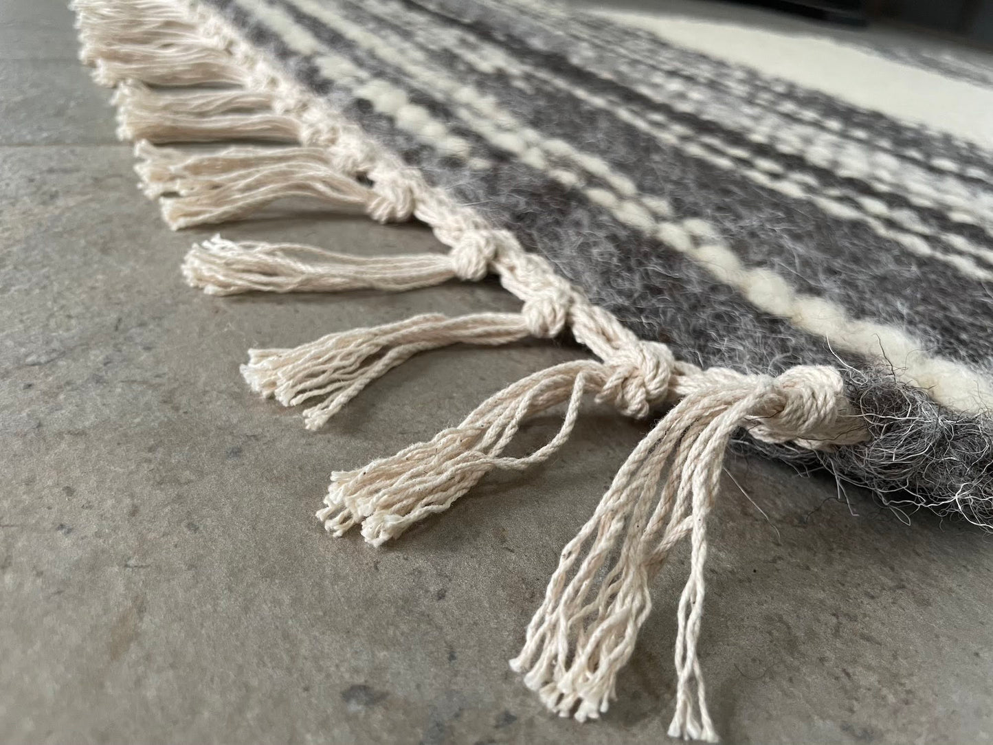 Pure Wool Rug (Olive) | Hand Woven in the UK
