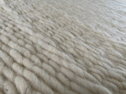 White Pure Wool Rug (Rosie) | Hand Woven in the UK