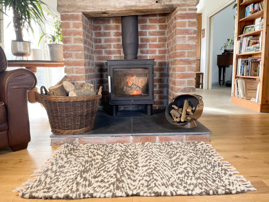 Pure Wool Rug (Bessie) | Hand Woven in the UK