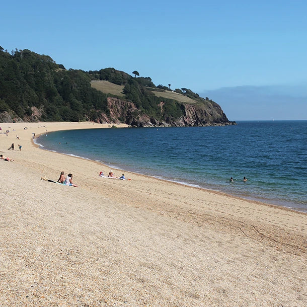 Pure British Wool Blanket Throw | Nautical Ombre