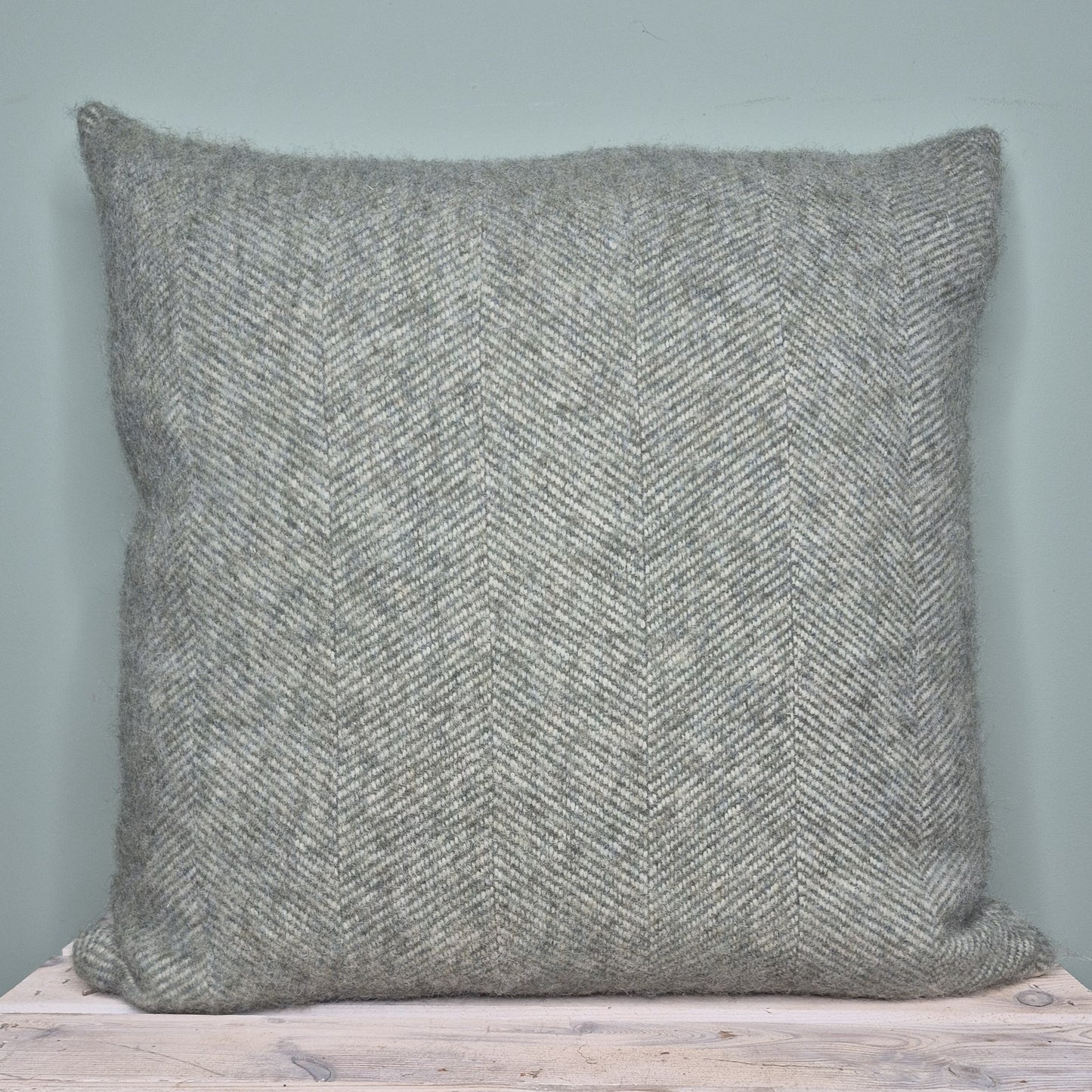 Pure Wool Cushion | Moss Green