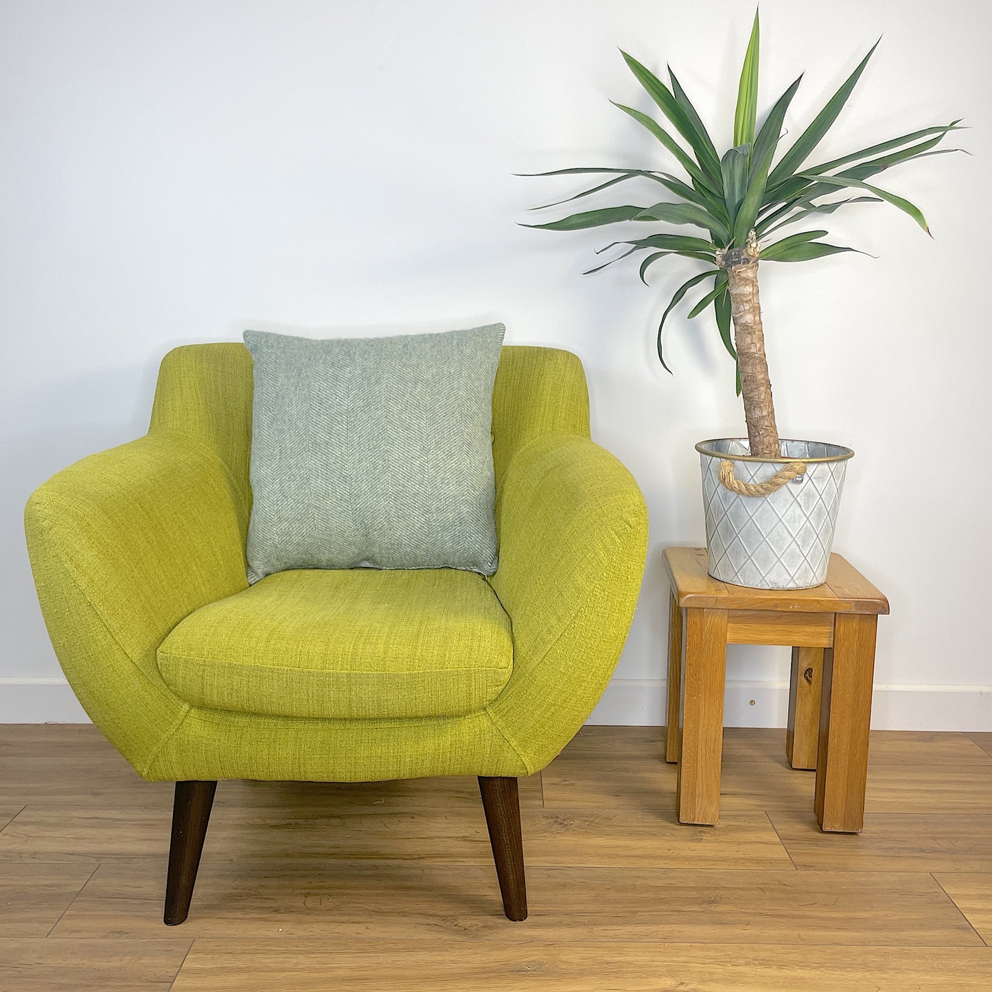Pure Wool Cushion | Moss Green