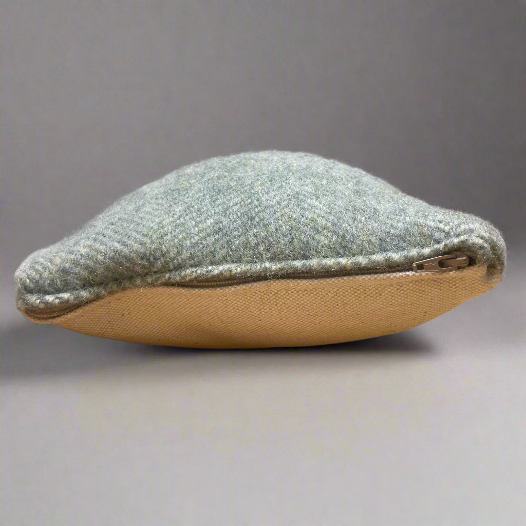 Pure Wool Draught Excluder (Moss Green w/Tassels)
