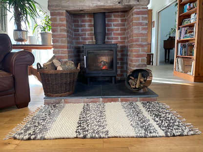 Pure Wool Rug (Flapjack) | Hand Woven in the UK