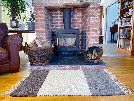 Pure Wool Rug (Ginny) | Hand Woven in the UK