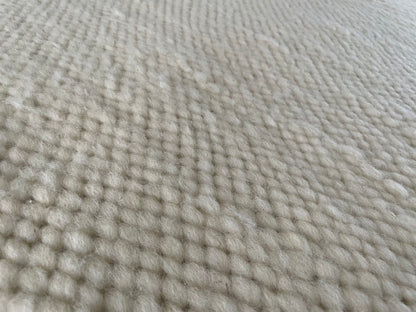 White Pure Wool Rug (Harriet) | Hand Woven in the UK