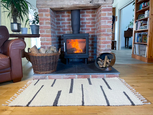 Pure Wool Rug (Lola) | Hand Woven in the UK