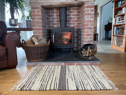Pure Wool Rug (Elsie) | Hand Woven in the UK